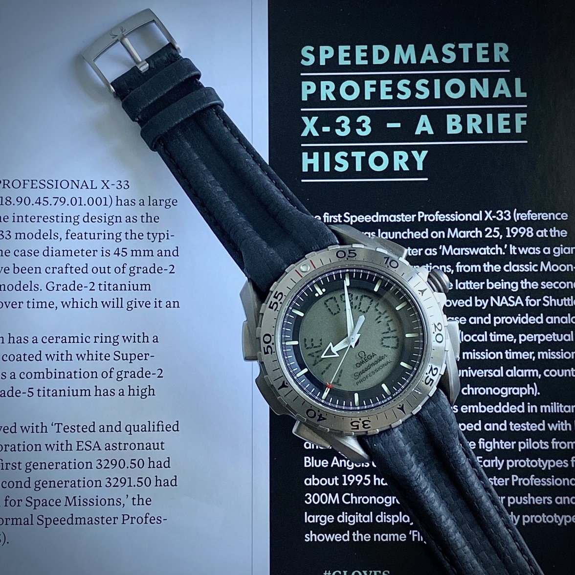 Omega Speedmaster X-33 segunda generación, referencia 3291.50