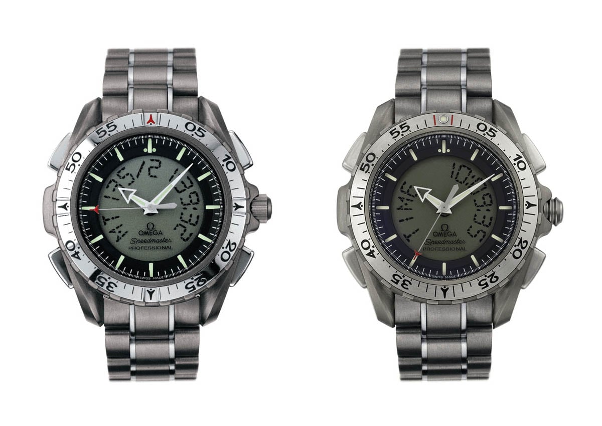 Las dos generaciones del Omega Speedmaster X-33, lado a lado
